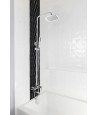Brausegarnitur GLAMOUR Silber Duschsäule