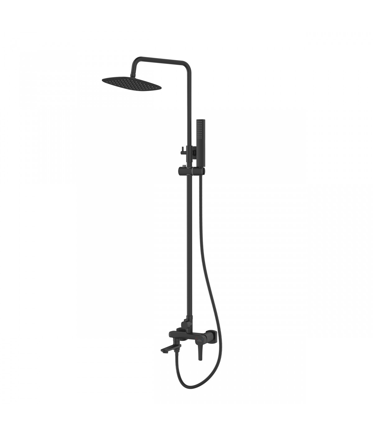 Brausegarnitur GLAMOUR Schwarz Duschsäule
