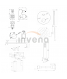 Duschsystem Unterputz Armatur Set SIROS Schwarz