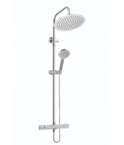 Brausegarnitur IMOLA Thermostatisch Silber Duschsäule