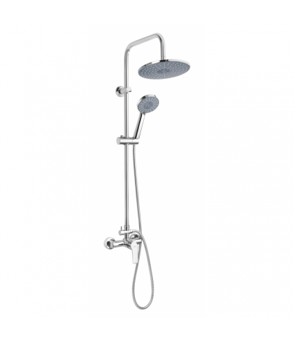 Brausegarnitur MALTA Silber Duschsäule