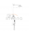 Duschsystem Unterputz Armatur Set GLAMOUR Gold