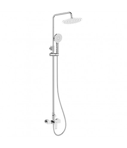 Brausegarnitur LARGO Silber Duschsäule