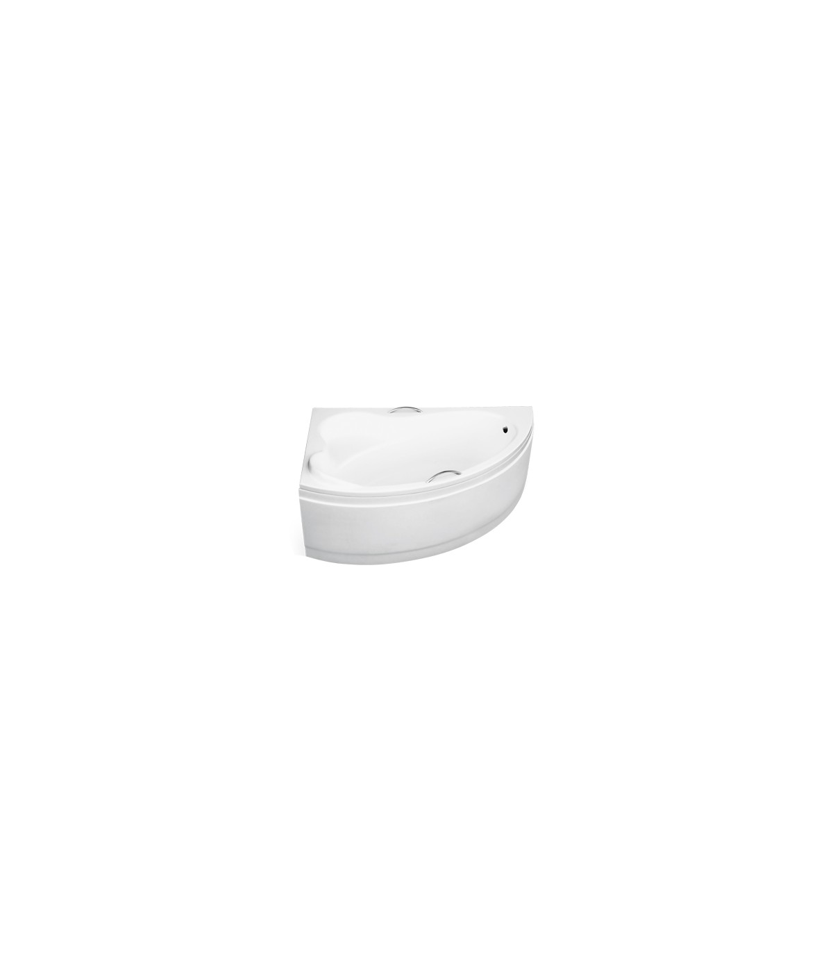 ECKBADEWANNE 160x100 RECHTS ADA Ablaufgarnitur + Füße GRATIS