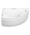 ECKBADEWANNE 160x100 RECHTS ADA Ablaufgarnitur + Füße GRATIS