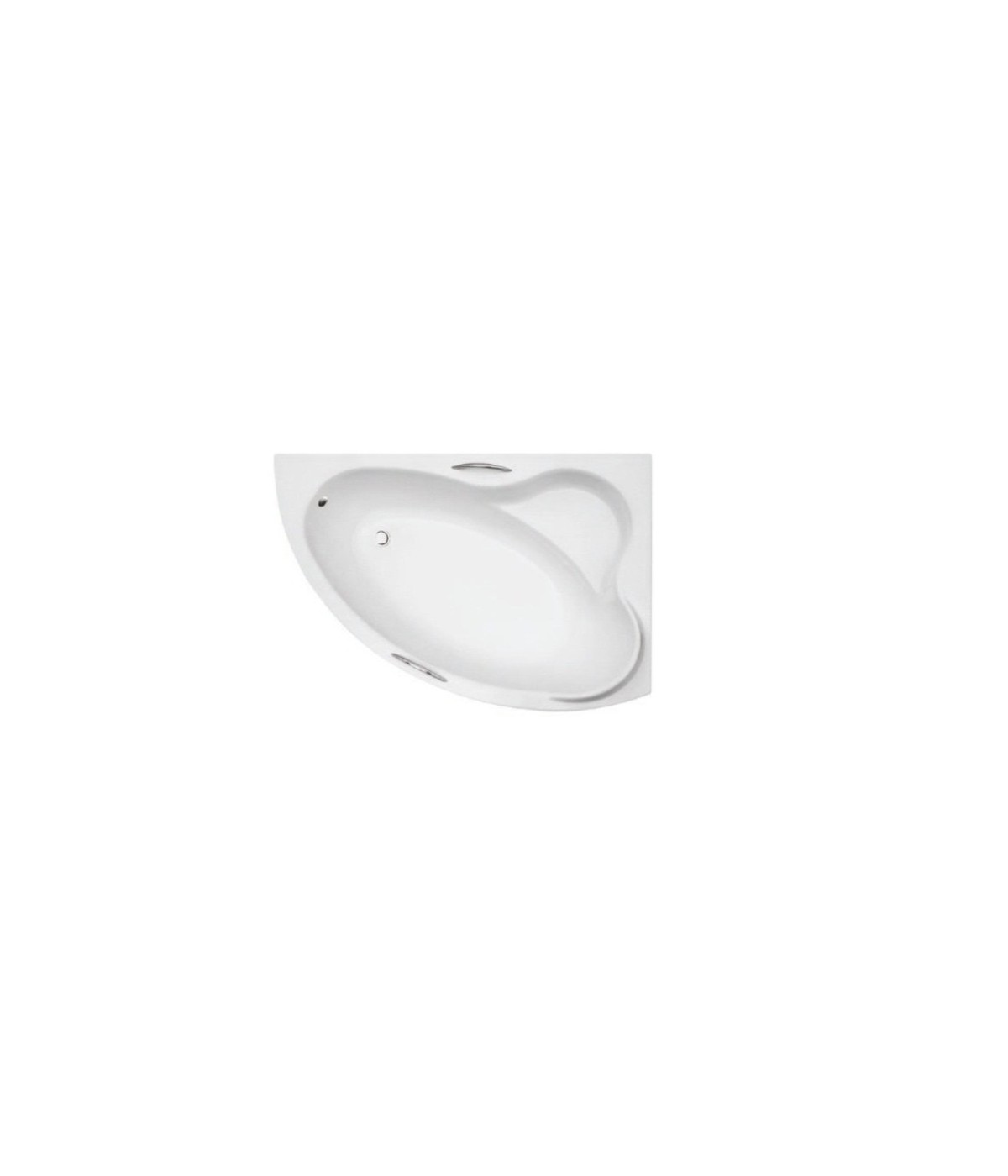 ECKBADEWANNE 160x100 RECHTS ADA Ablaufgarnitur + Füße GRATIS