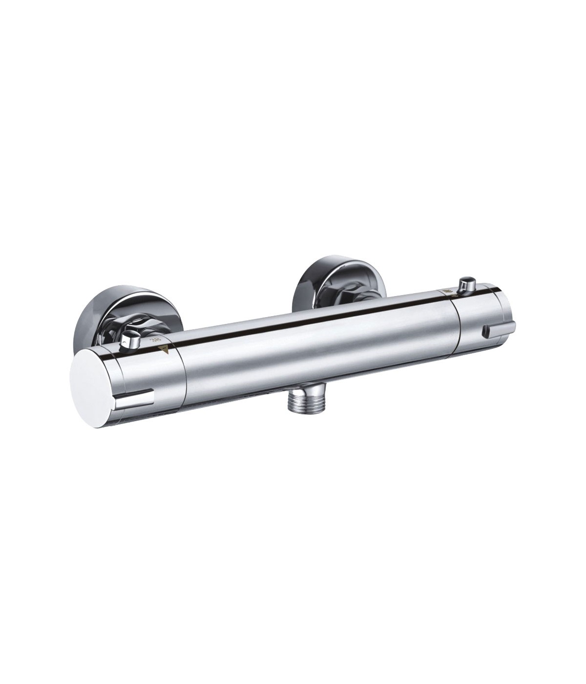 Brausearmatur COOL TOUCH Silber Badarmatur Duschbatterie