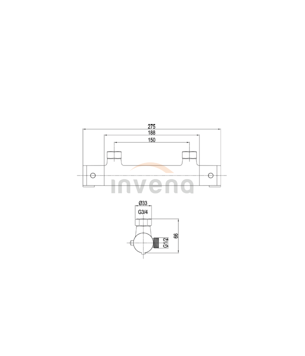 Brausearmatur COOL TOUCH Silber Badarmatur Duschbatterie