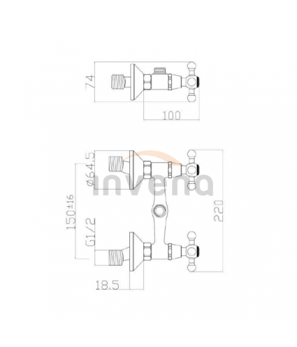 Brausearmatur ROMA Silber Badarmatur Duschbatterie Komplette Set