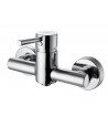 Brausearmatur DAFNI Silber Badarmatur Duschbatterie