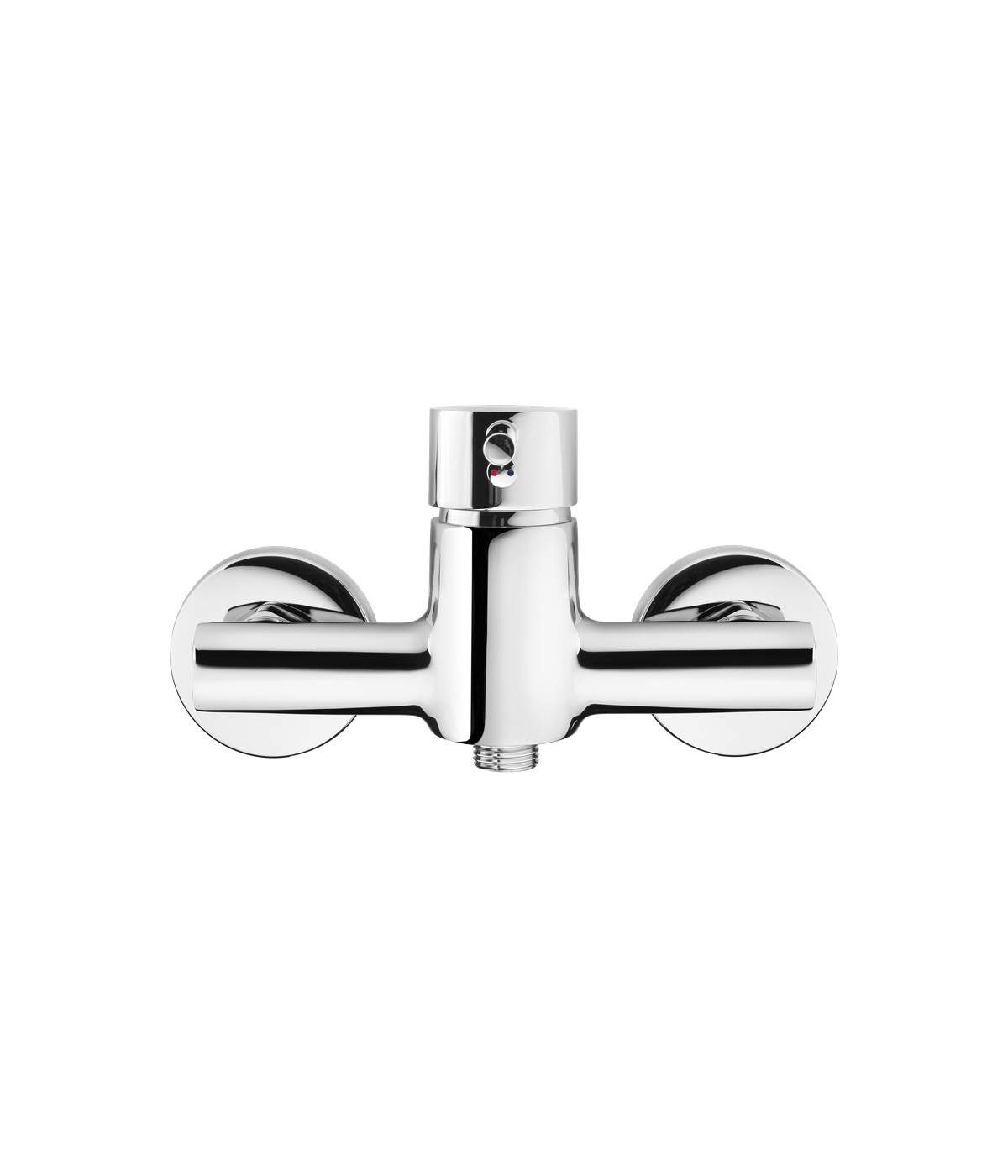 Brausearmatur DAFNI Silber Badarmatur Duschbatterie