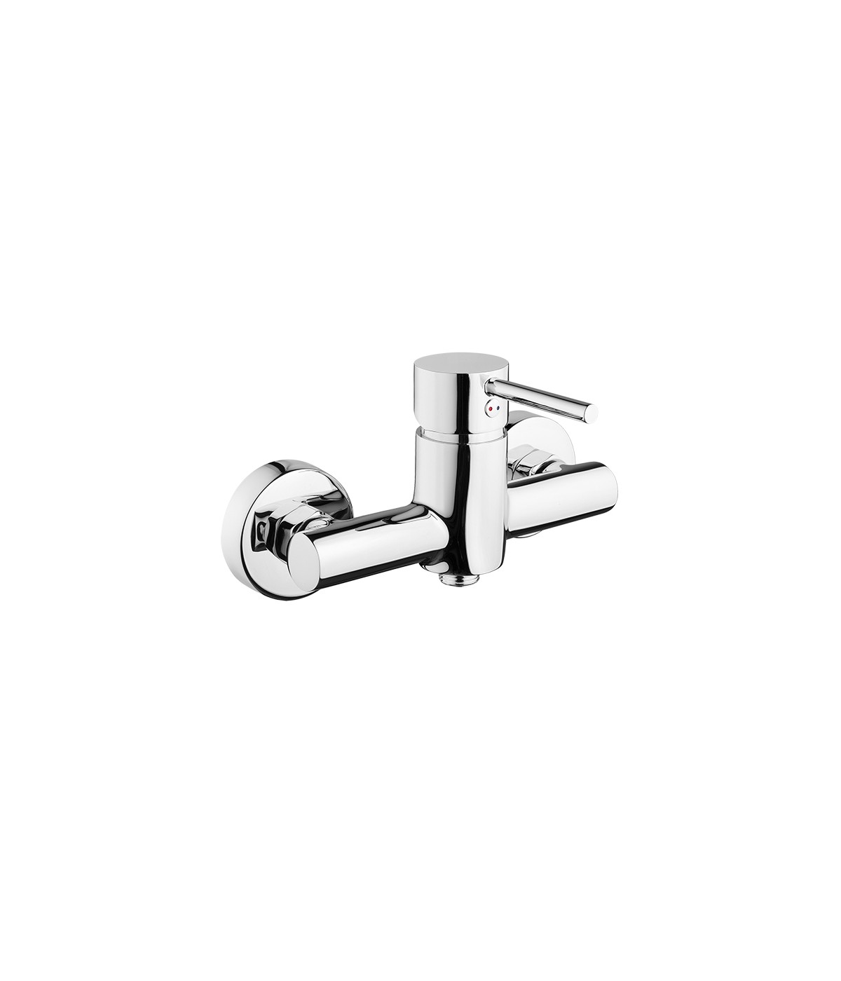Brausearmatur DAFNI Silber Badarmatur Duschbatterie