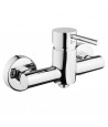 Brausearmatur DAFNI Silber Badarmatur Duschbatterie