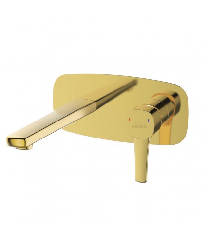 Waschtischarmatur GLAMOUR Gold Badarmatur Waschtischbatterie