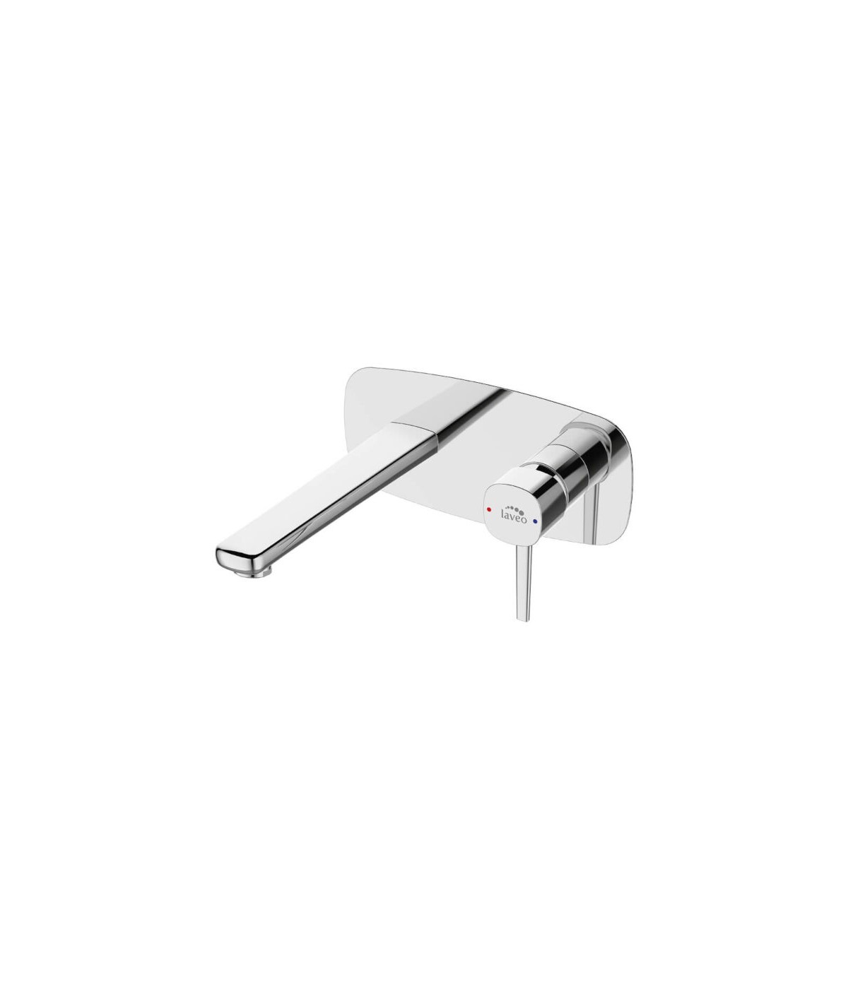 Waschtischarmatur POLLA Silber Badarmatur Waschtischbatterie + Click-Clack