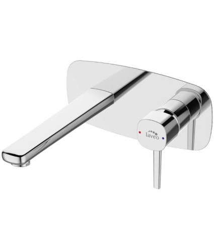 Waschtischarmatur POLLA Silber Badarmatur Waschtischbatterie + Click-Clack