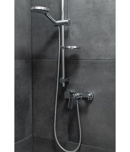 Brausearmatur LARGO Silber Badarmatur Duschbatterie