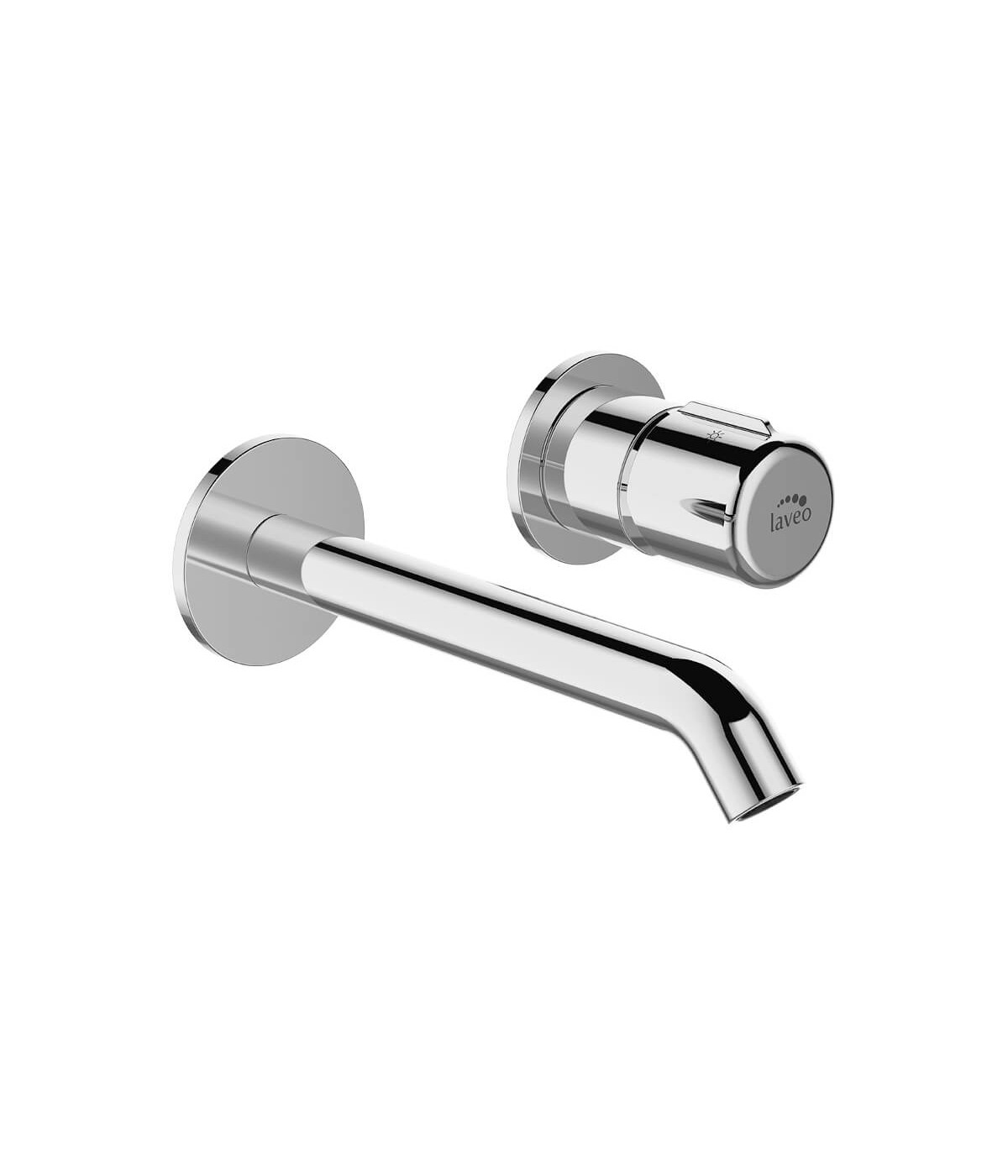 Waschtischarmatur PRETTO Silber Badarmatur Waschtischbatterie + Click-Clack