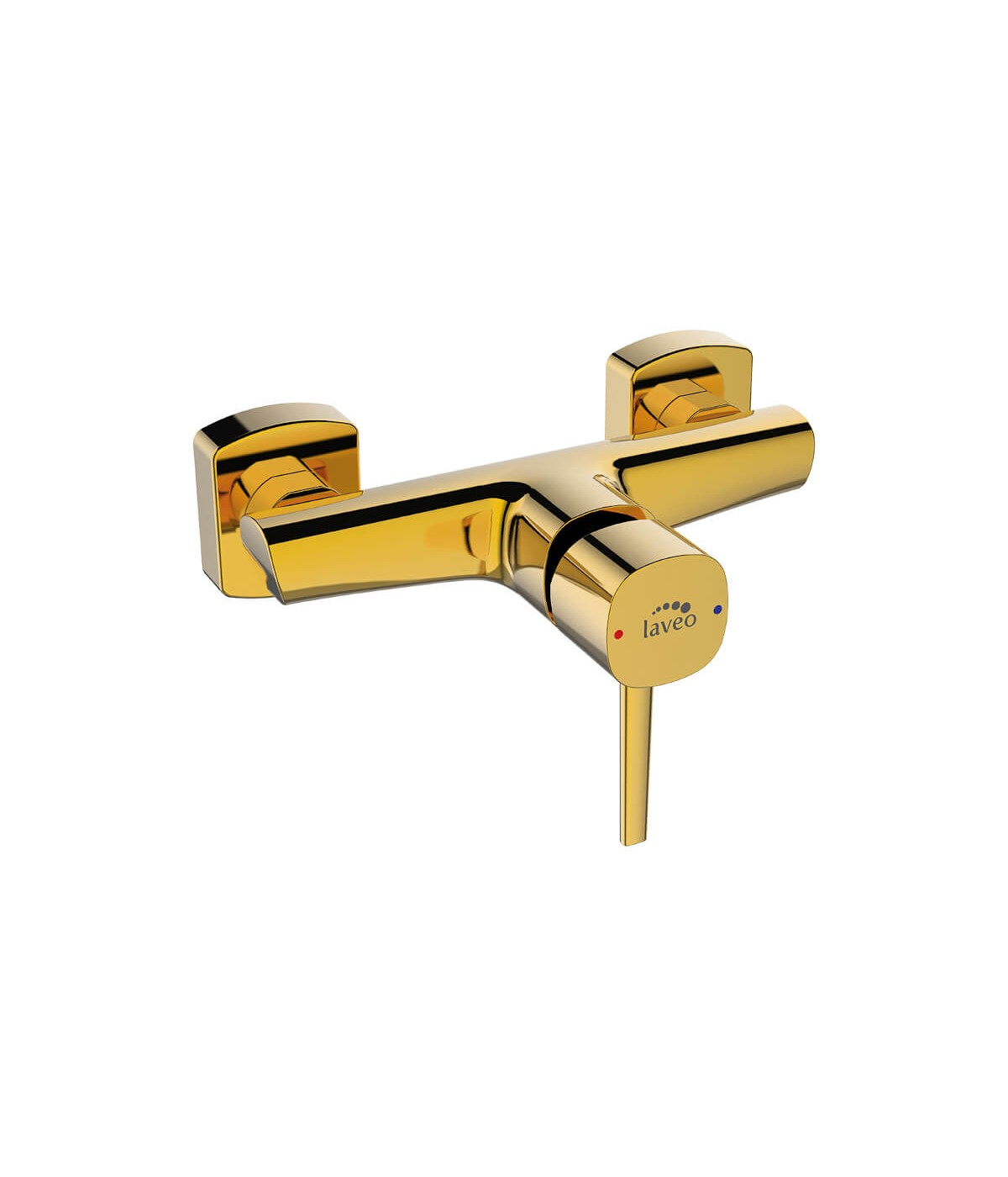 Brausearmatur POLLA Gold Badarmatur Duschbatterie