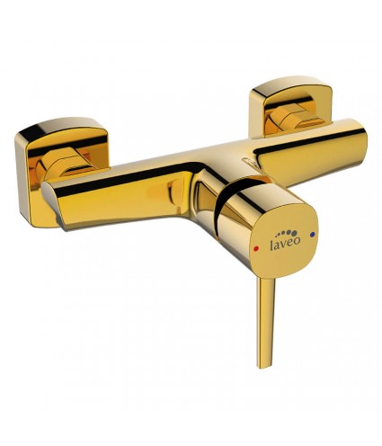 Brausearmatur POLLA Gold Badarmatur Duschbatterie