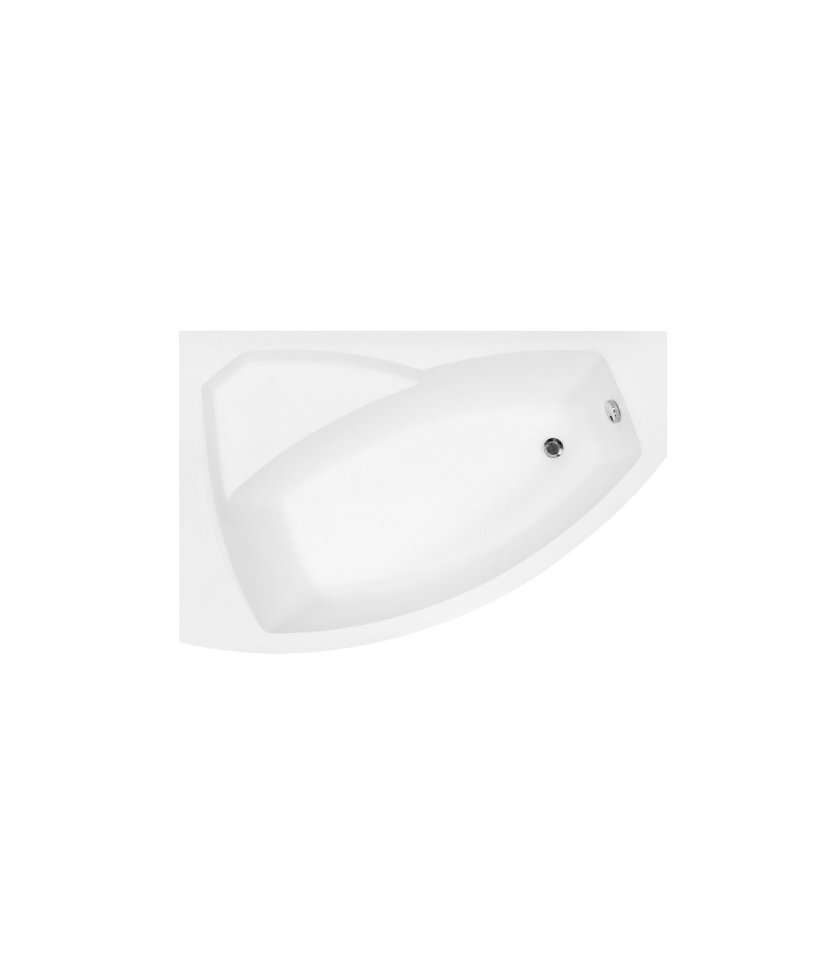 ECKBADEWANNE 170x110 LINKS RIMAX Ablaufgarnitur + Füße GRATIS !