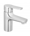 Waschtischarmatur Kleine ALEA Silber Badarmatur Waschtischbatterie + Click-Clack