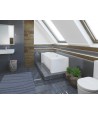 RECHTECK BADEWANNE 170x80 LONG Ablaufgarnitur + Füße GRATIS !