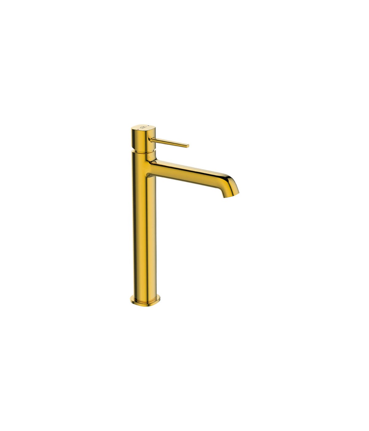 Waschtischarmatur Hoch POLLA Gold Badarmatur Waschtischbatterie + Click-Clack