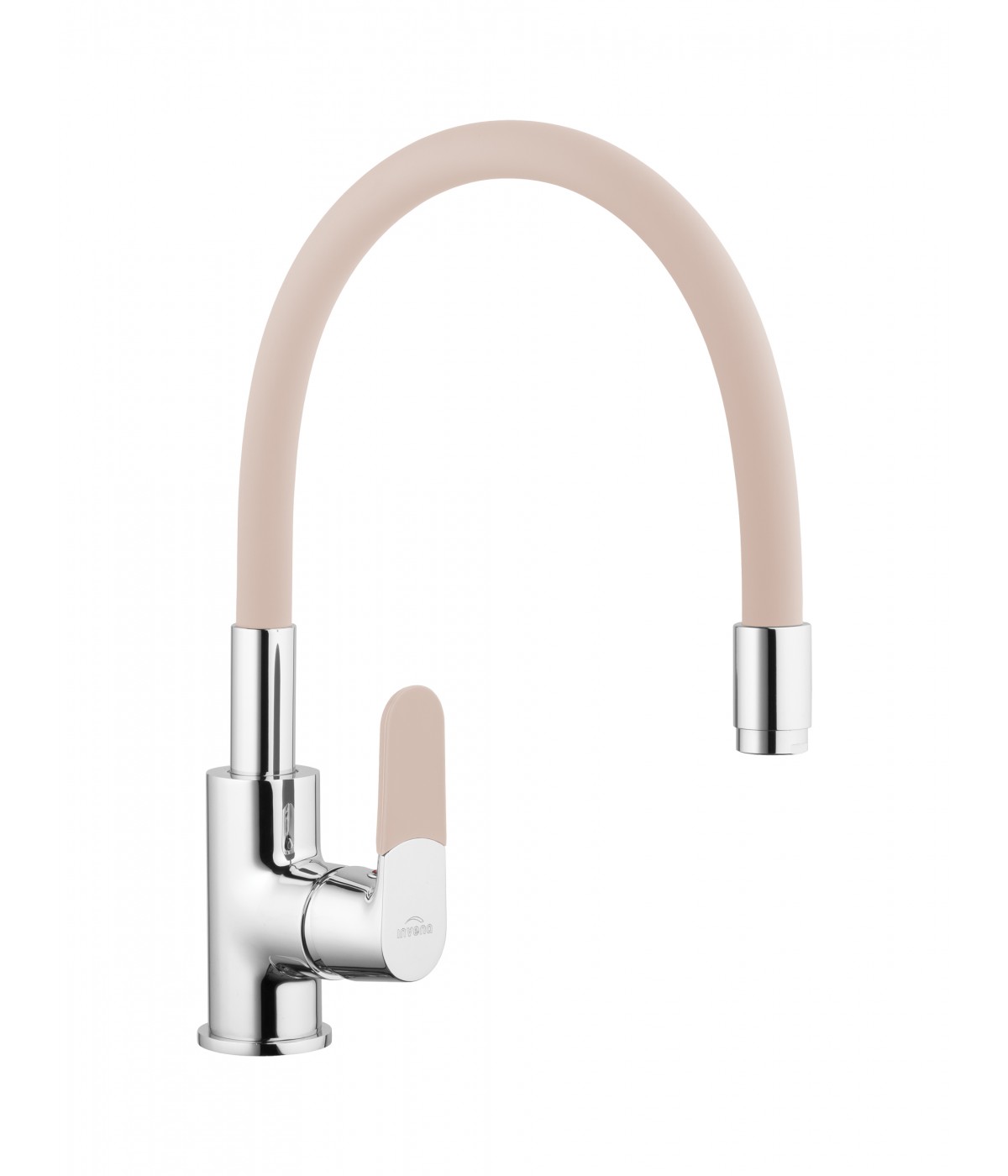 Küchenarmatur JOGA Beige Küchenmischer mit flexiblen Auslauf