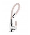 Küchenarmatur JOGA Beige Küchenmischer mit flexiblen Auslauf