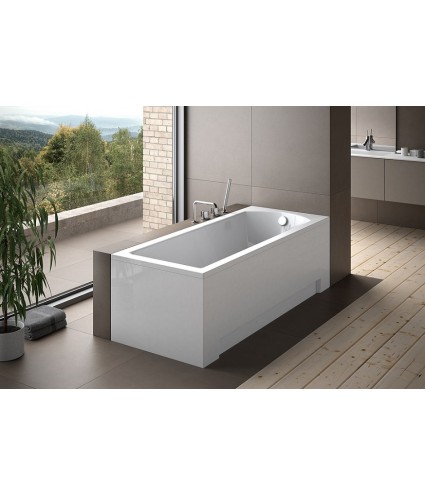 RECHTECK BADEWANNE 140x70 SHEA Ablaufgarnitur + Füße GRATIS !