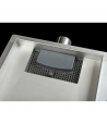 Quadrat Duschrinnen SQ-DRAIN 15x15 cm in Silber, Abfluss Befliesbar 2in1