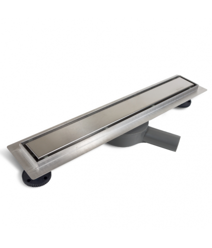 Duschrinnen 360 DRAIN 70 cm in Silber, Abfluss Befliesbar 2in1