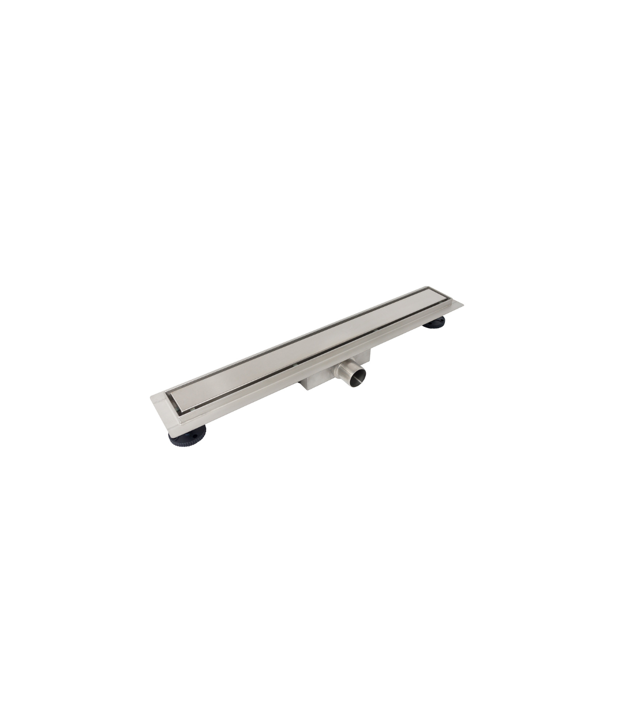 Duschrinnen DUPLEXA NEXT 140 cm in Silber, Abfluss Befliesbar 2in1