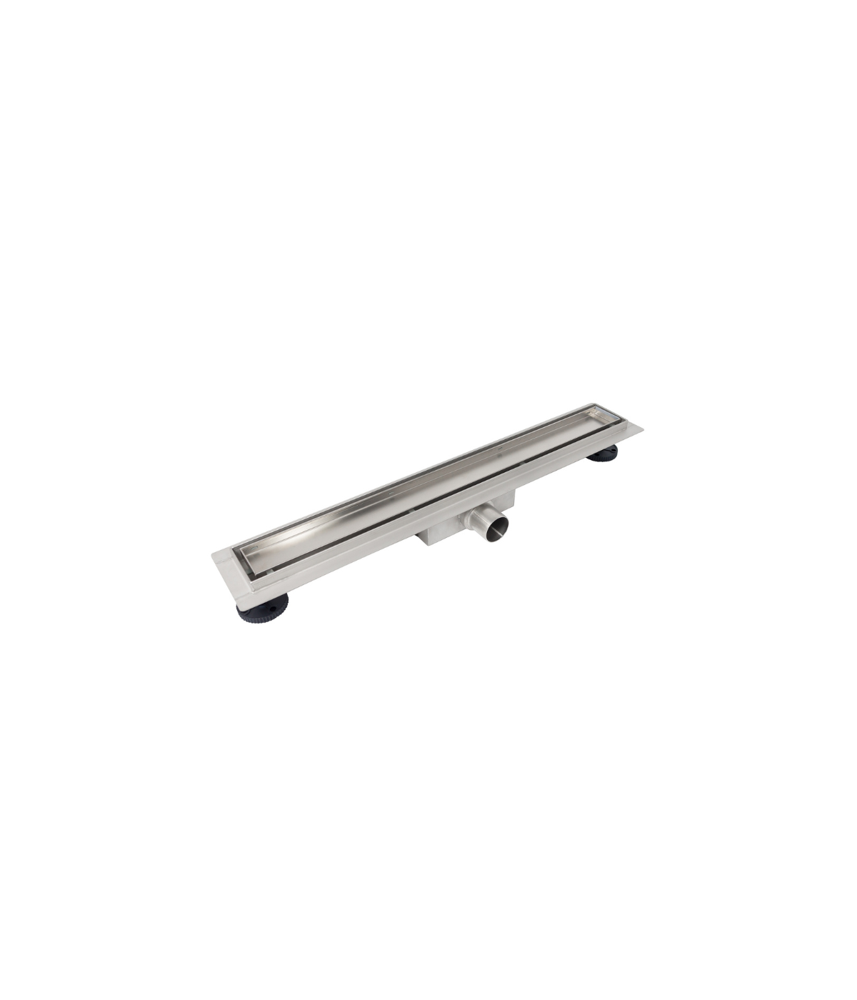 Duschrinnen DUPLEXA NEXT 140 cm in Silber, Abfluss Befliesbar 2in1