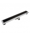 Duschrinnen G-DRAIN NEXT 100 cm in Schwarz, Abfluss Befliesbar 2in1