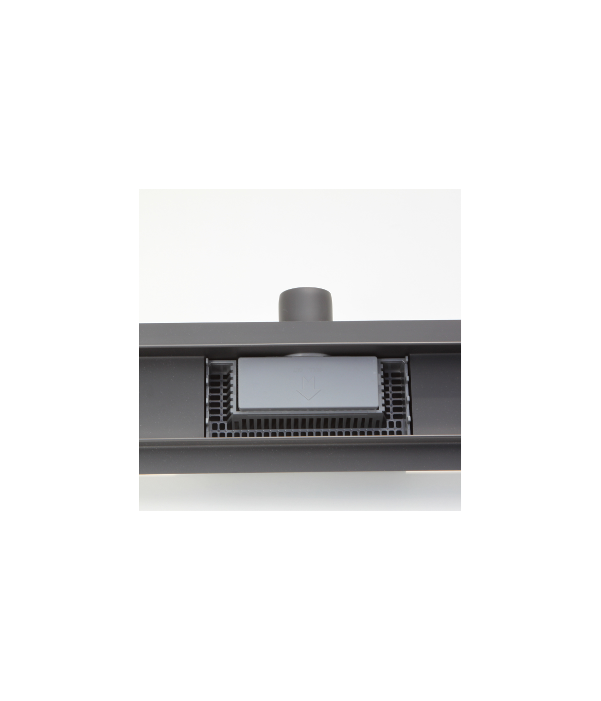 Duschrinnen G-DRAIN NEXT 80 cm in Schwarz, Abfluss Befliesbar 2in1