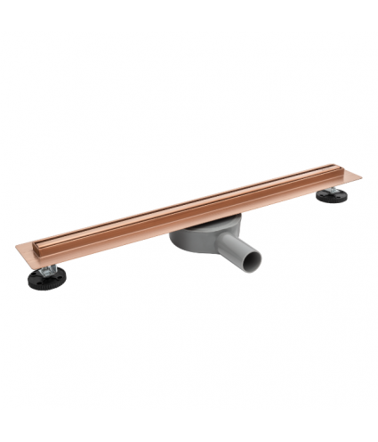 Duschrinnen SLIM & LOW PROLINE 60 cm in Kupfer