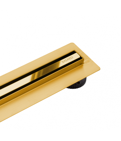 Duschrinnen SLIM & LOW PROLINE 80 cm in Gold