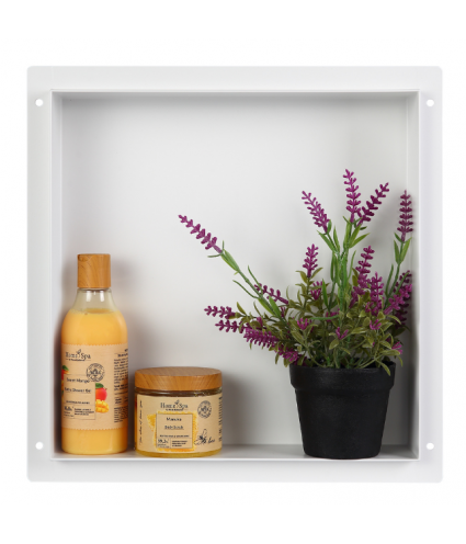 Duschnische Wandnische WALL BOX NO RIM 30x30x10 cm Weiß