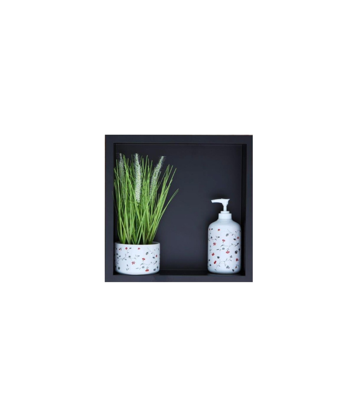 Duschnische Wandnische WALL BOX ONE 30x30x10 cm Schwarz