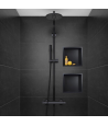Duschnische Wandnische WALL BOX ONE 30x30x10 cm Schwarz