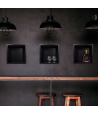 Duschnische Wandnische WALL BOX ONE 30x30x10 cm Schwarz