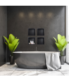Duschnische Wandnische WALL BOX ONE 30x30x10 cm Schwarz