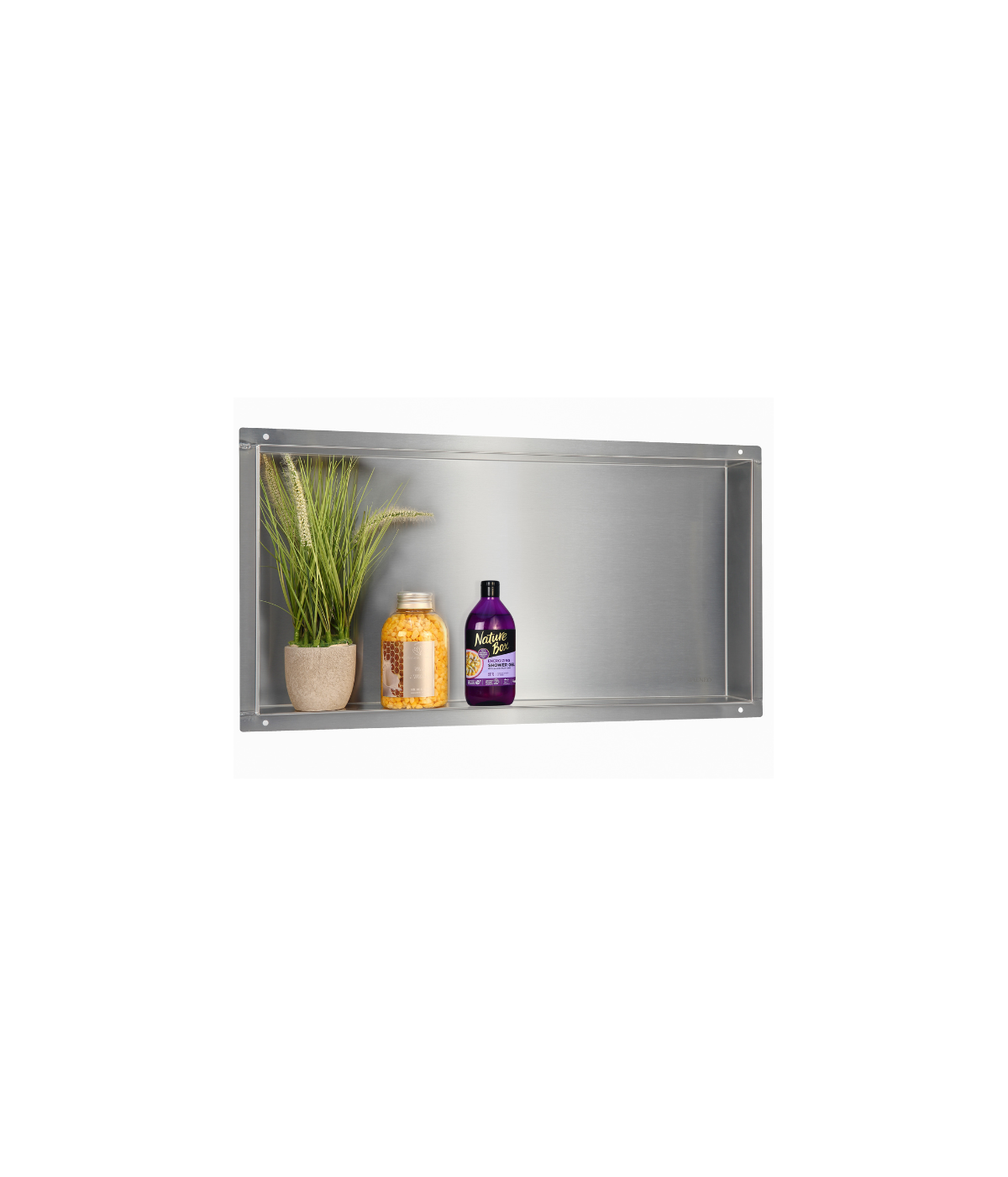 Duschnische Wandnische WALL BOX NO RIM 30x60x10 cm Silber