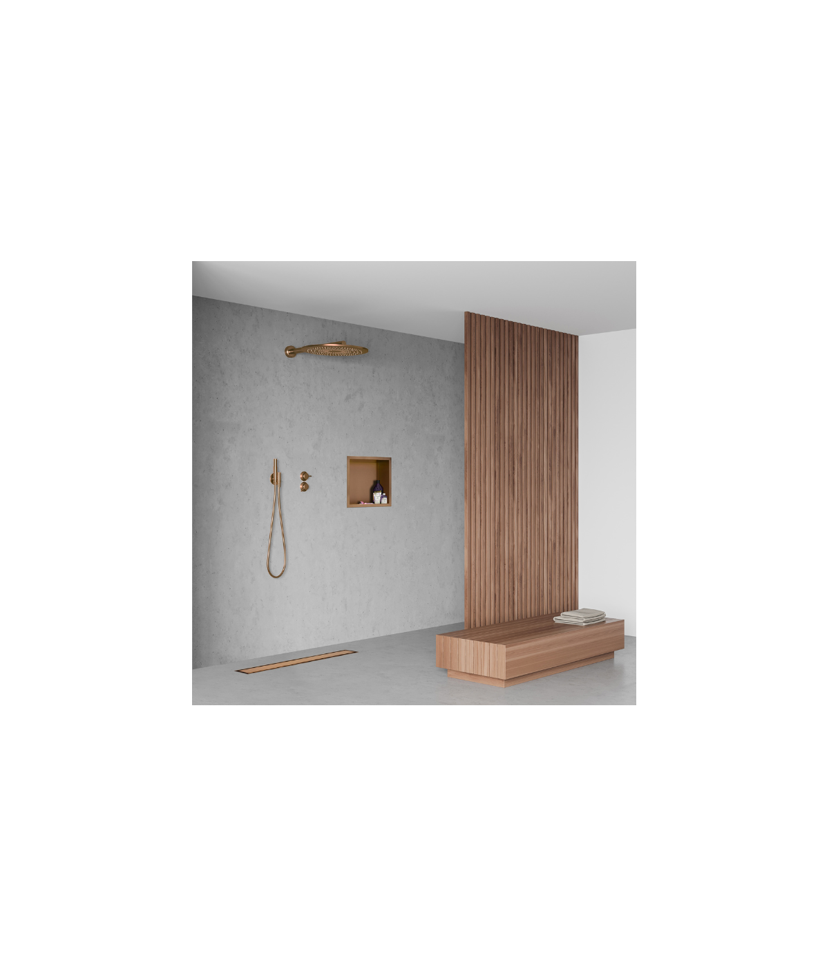 Duschnische Wandnische WALL BOX ONE 30x30x10 cm Kupfer