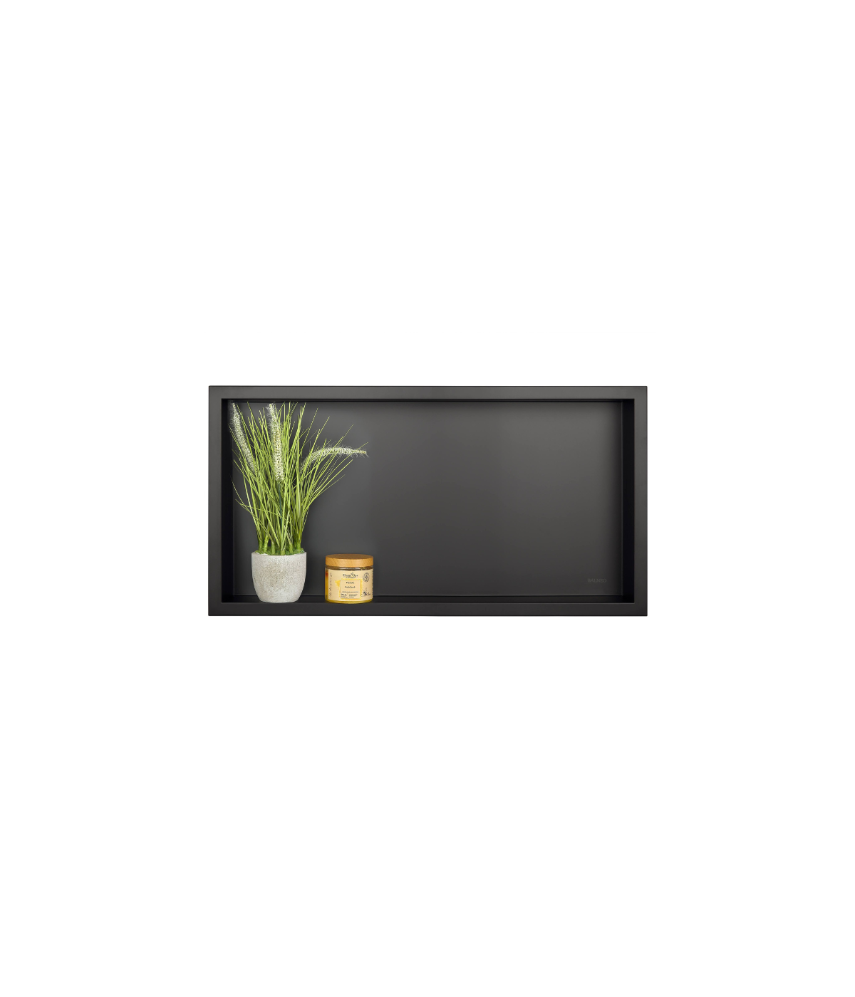 Duschnische Wandnische WALL BOX NO RIM 30x60x10 cm Schwarz