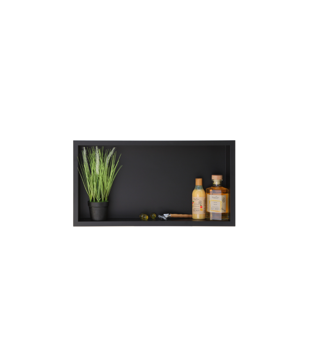 Duschnische Wandnische WALL BOX ONE 30x60x10 cm Schwarz