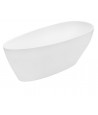 Freistehende Badewanne Oval 160x70 GOYA Mineralguss Ablaufgarnitur CLICK CLACK GRATIS !