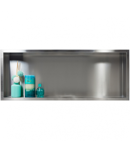 Duschnische Wandnische WALL BOX ONE 30x90x7 cm Silber